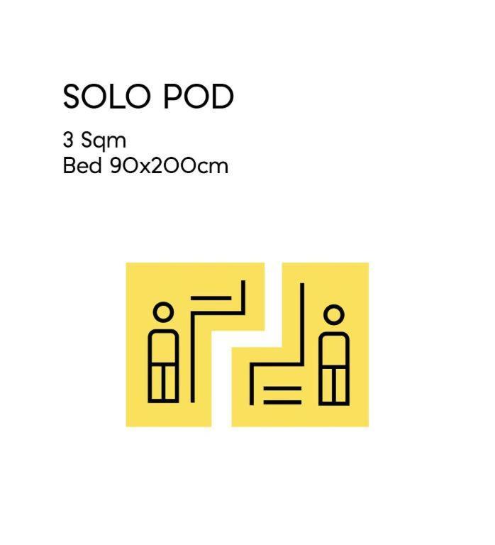 Wom Beach Pod Hotel - A Member Of Brown Hotels Тел Авив Стая снимка